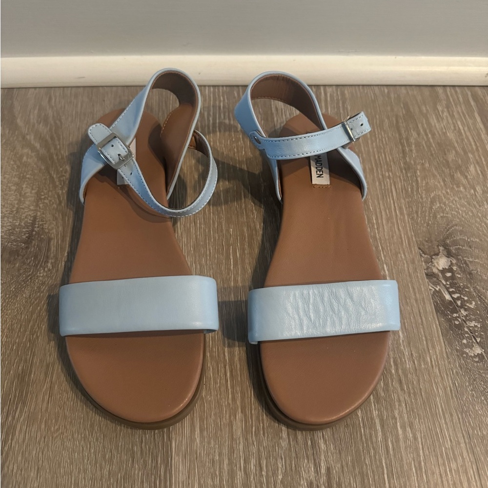 Light blue Steve Madden sandals size 8